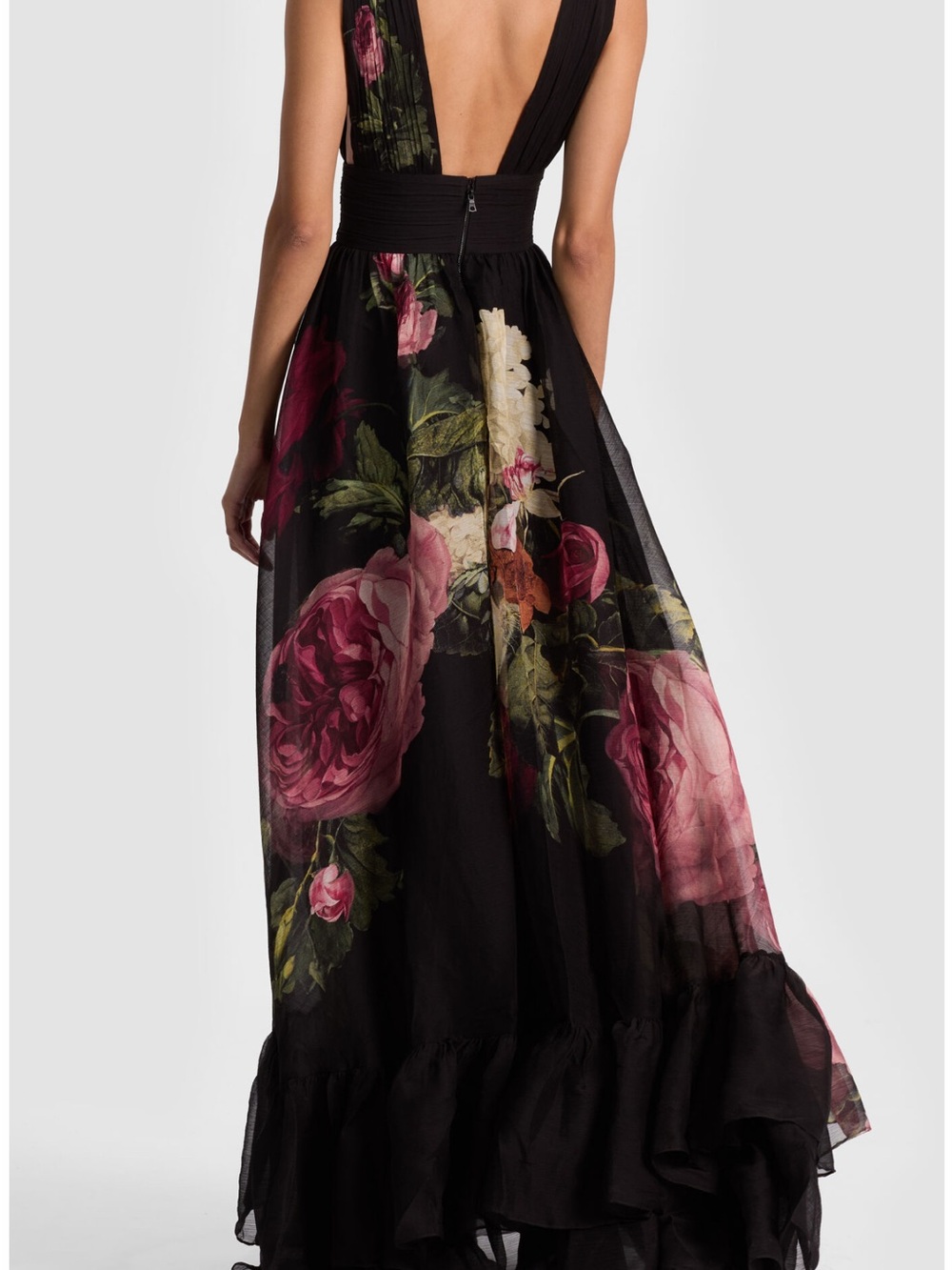 Alice + Olivia Roya gown with cape - size 12 NWT - Picture 3 of 5